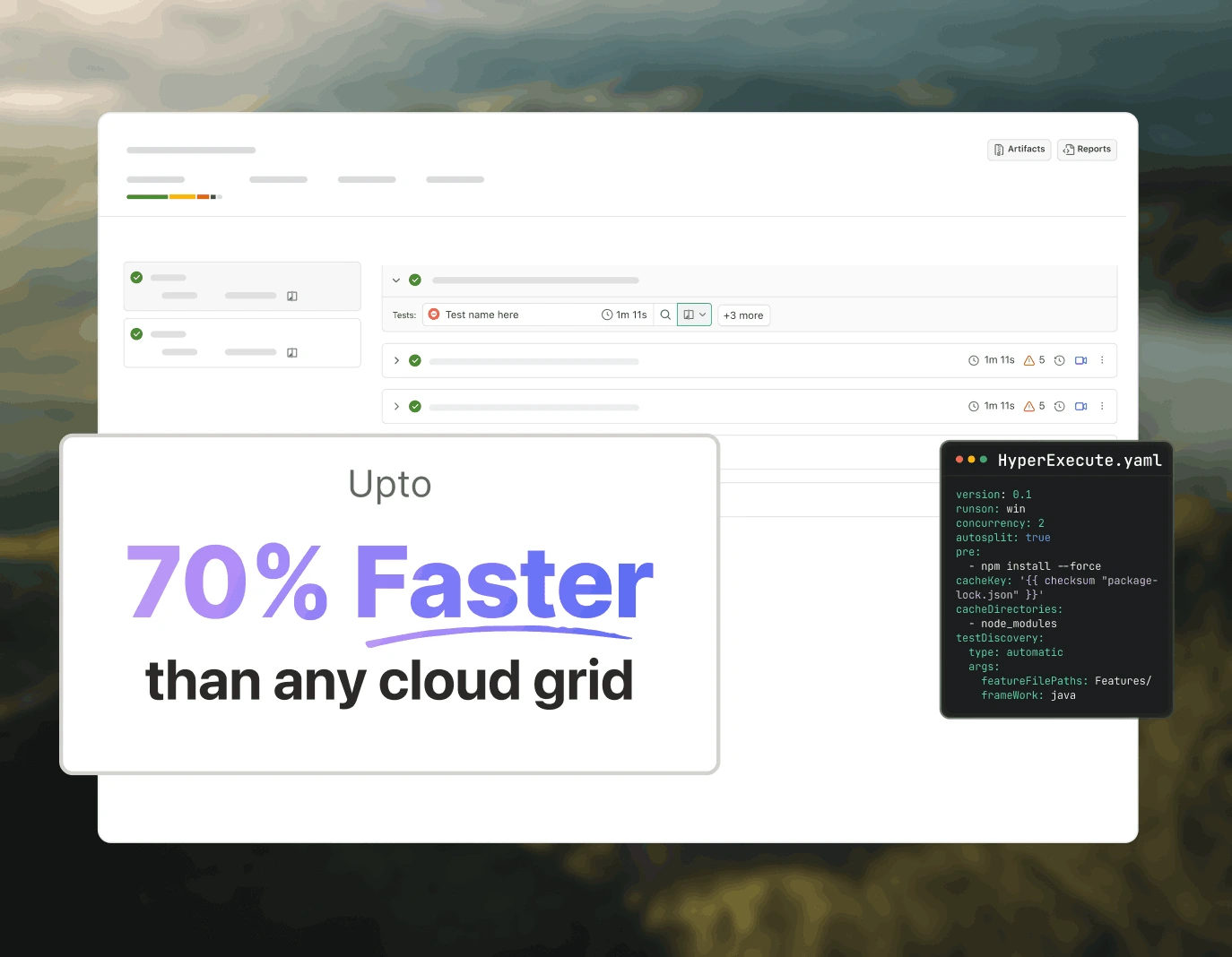 Run Tests Up to 70% Faster with HyperExecute
