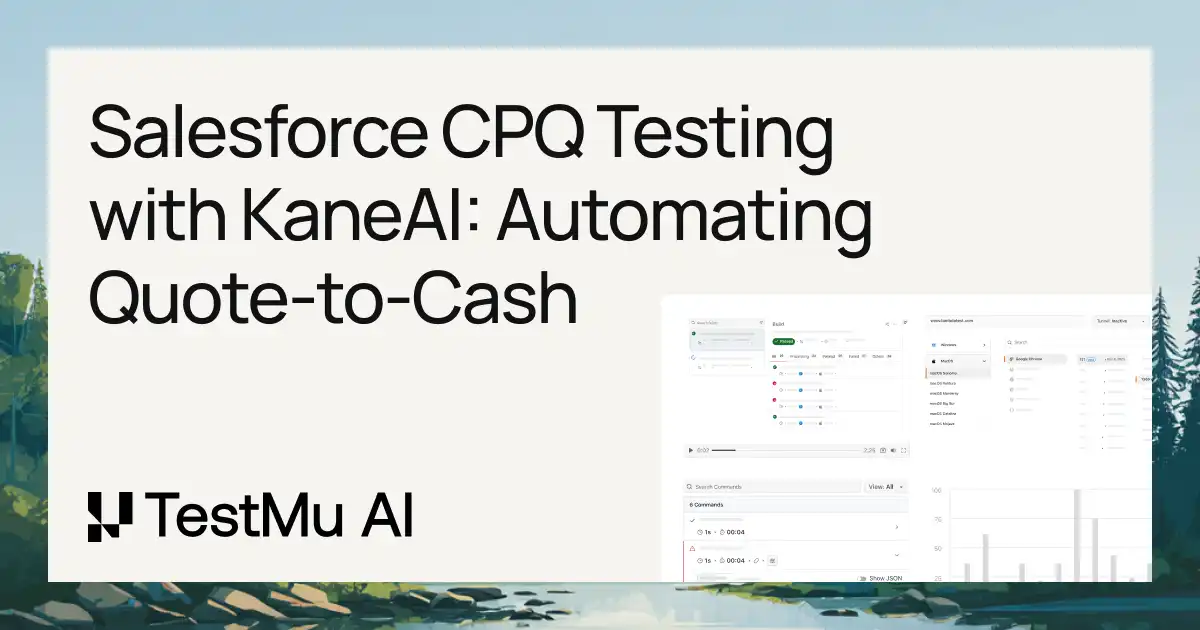 Automate Salesforce CPQ Testing with KaneAI | TestMu AI (Formerly LambdaTest)