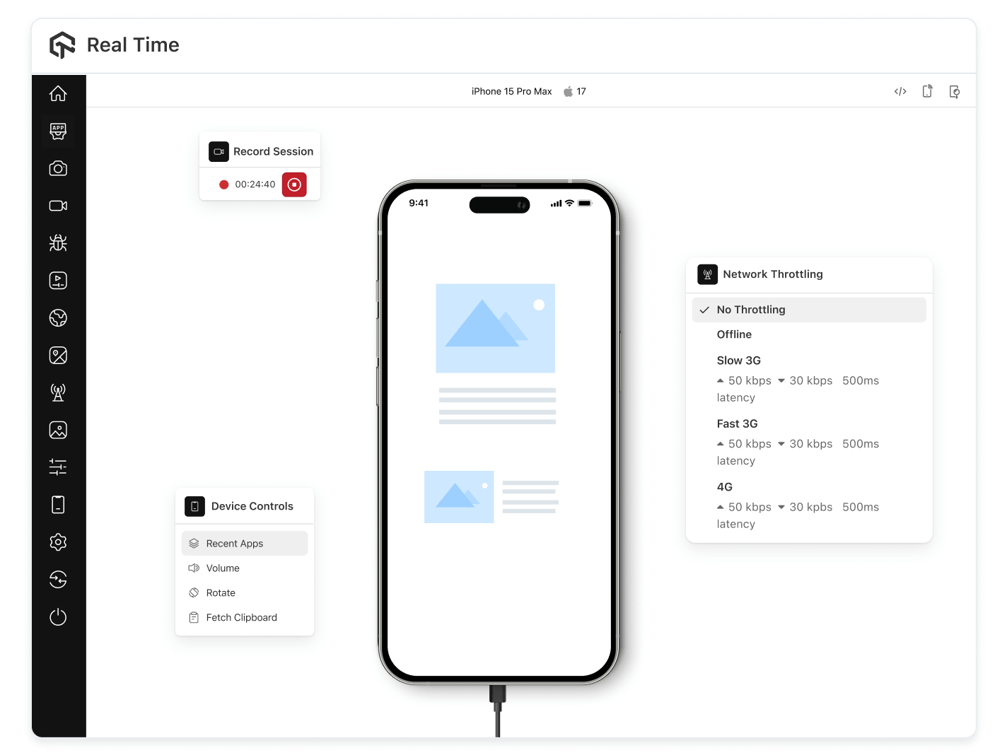Scalable Testing Across Real Environments
