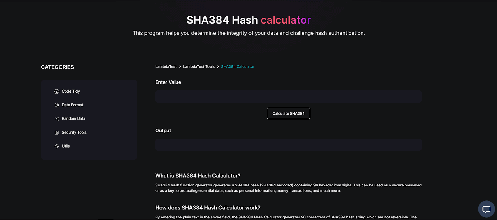 SHA3 Hash Calculator SHA3 Hash Calculator