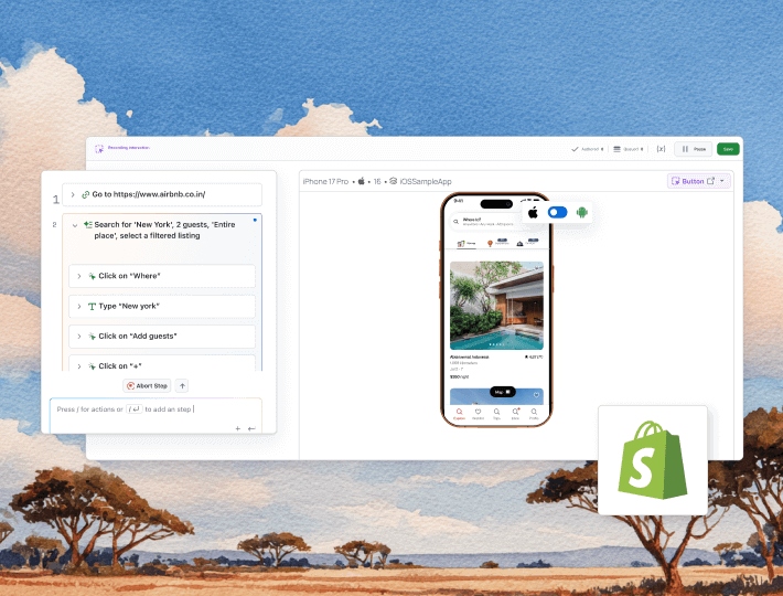 Shopify Testing on Real Devices