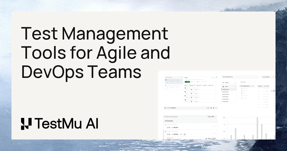Best Test Management Tools for Agile and DevOps Teams | TestMu AI ...