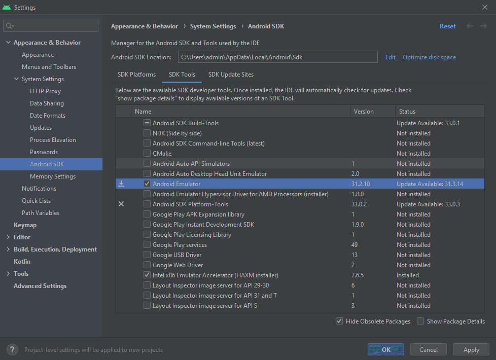 Navigate to emulator Navigate to emulator