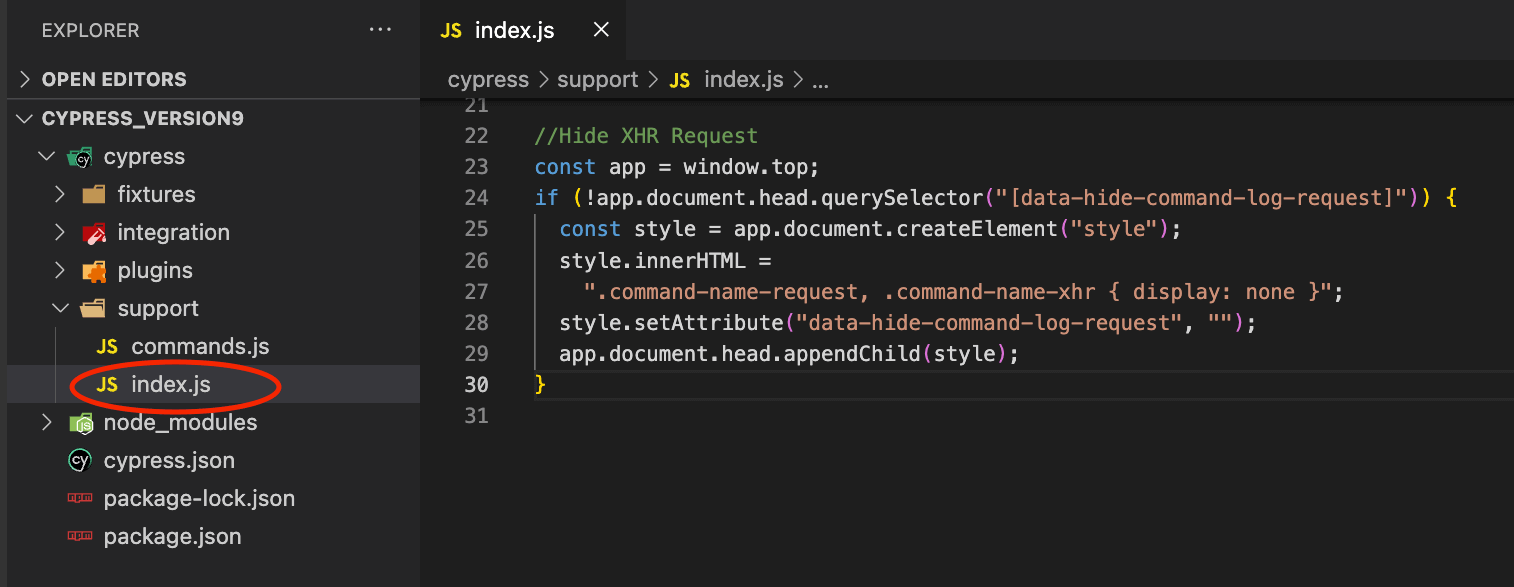 support index support index