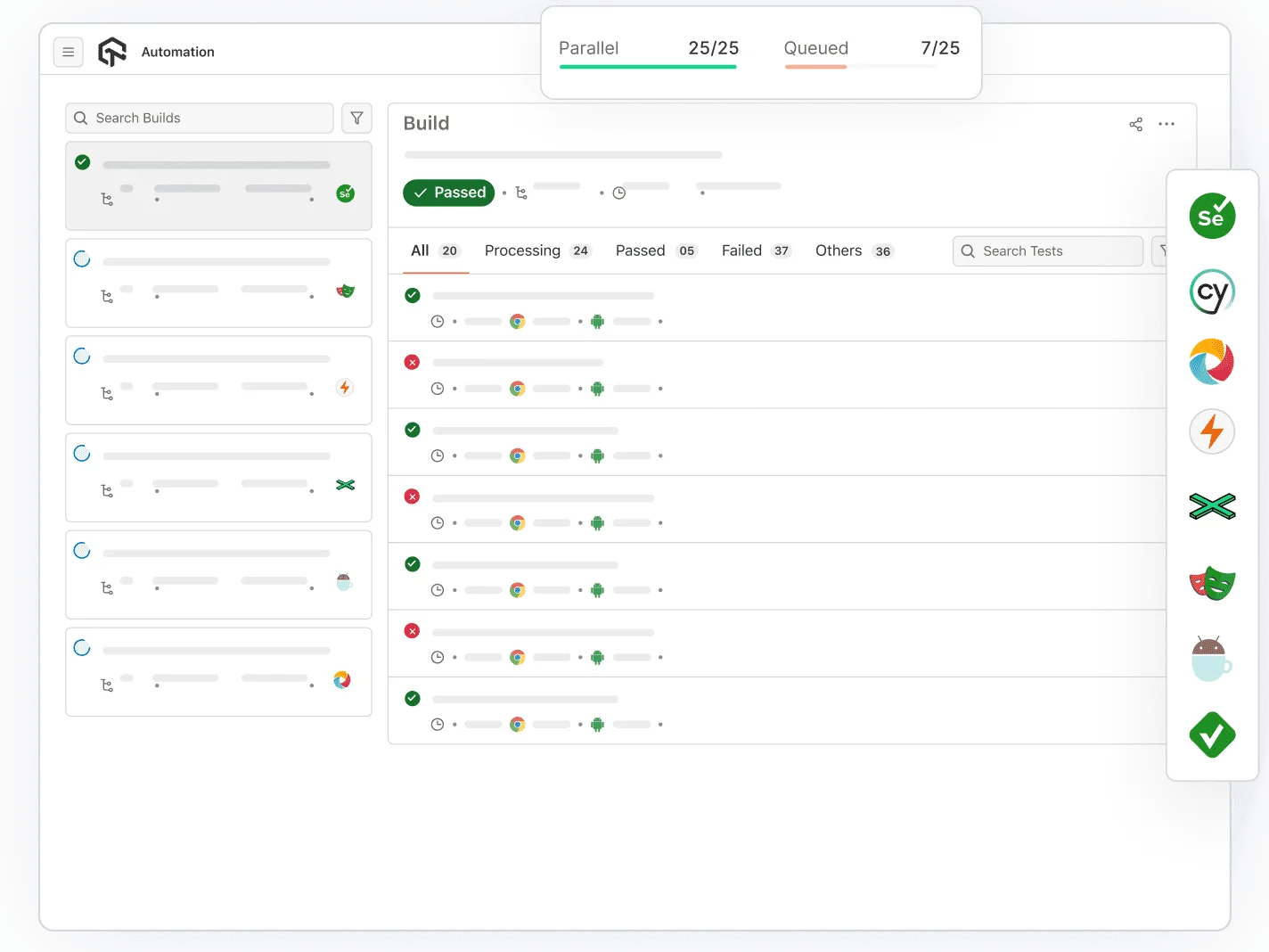 Test Execution Speeds that are Unmatched