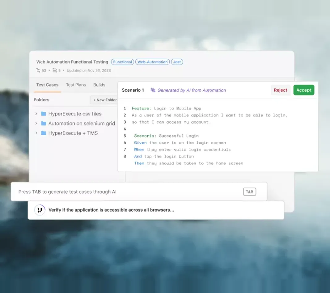 Plan test cases in one repository