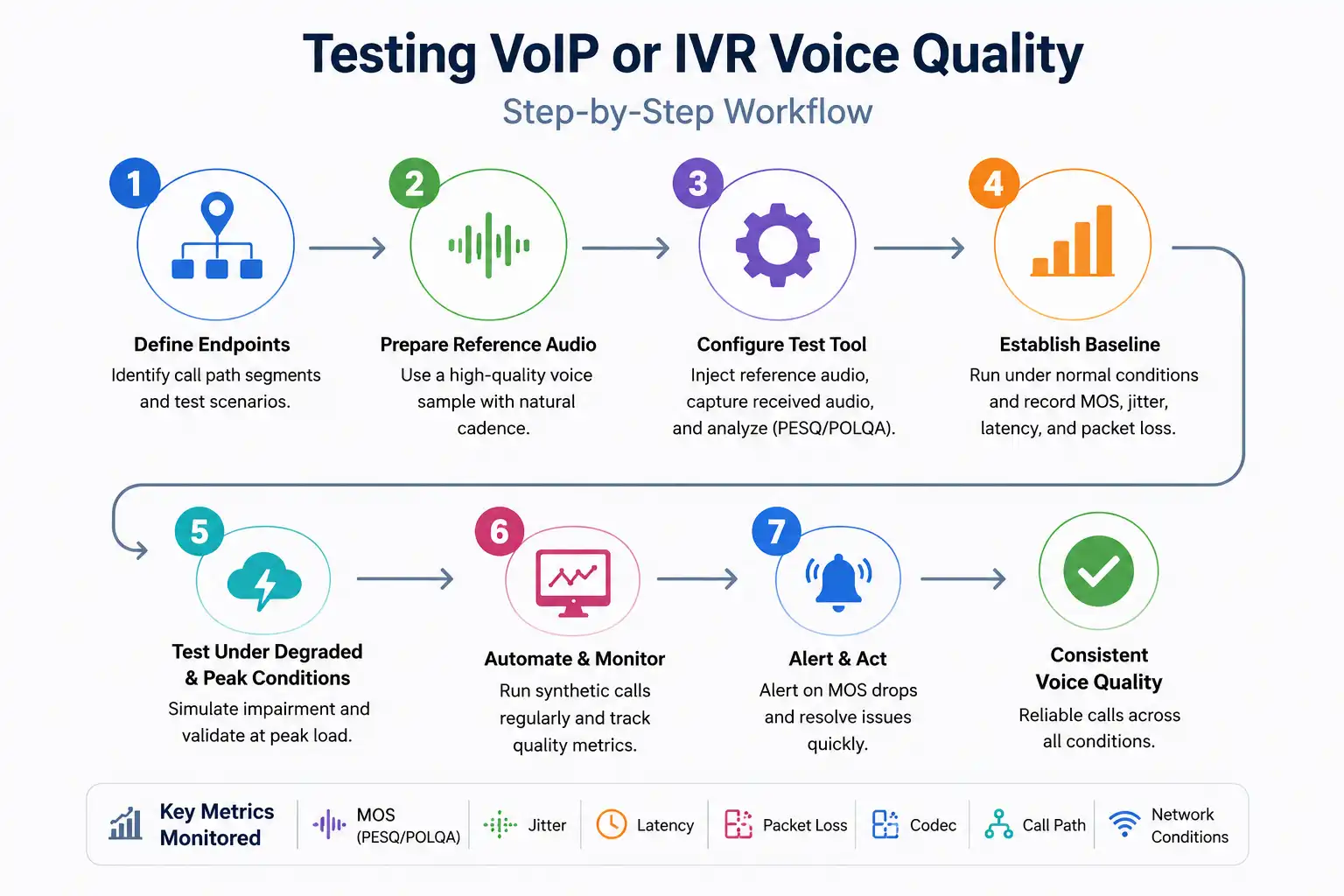 Testing VoIP or IVR Voice Quality