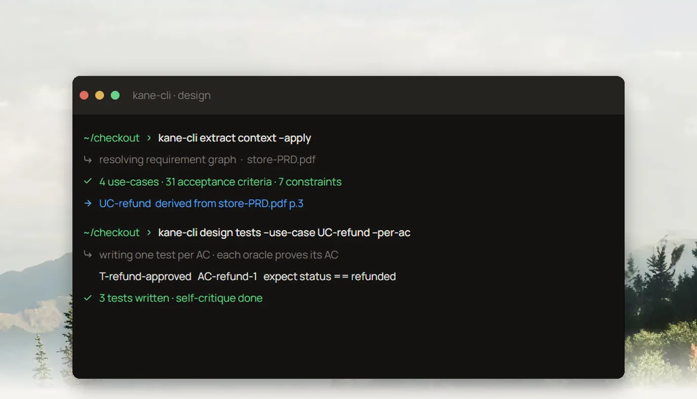 Test Planning From Your Terminal