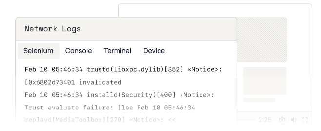 Session Observability