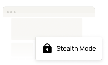 Unparalleled Stealth