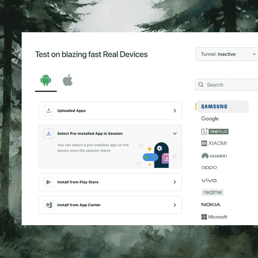 Private Real Device Cloud