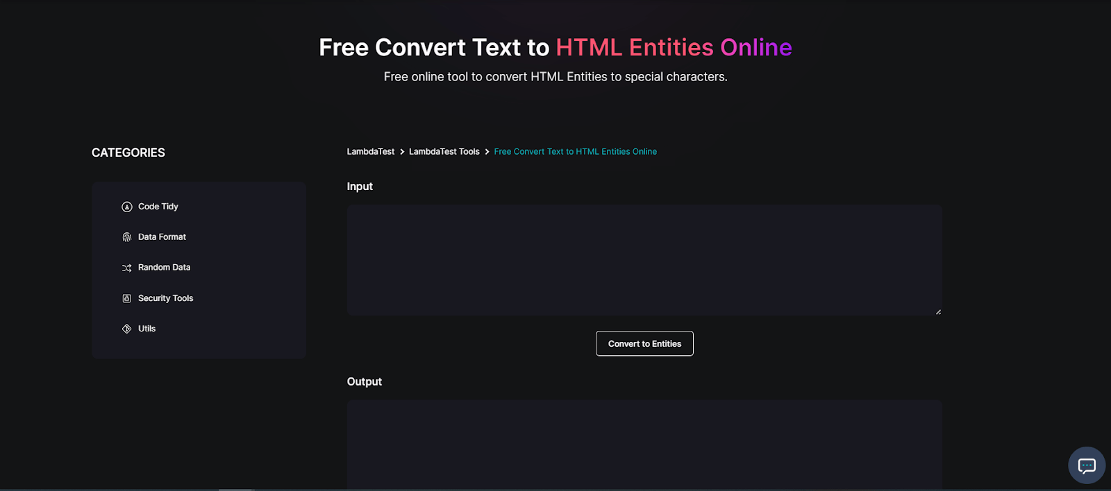 text-to-html-entities text-to-html-entities