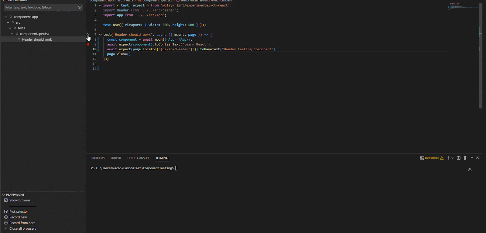 update the assertion update the assertion