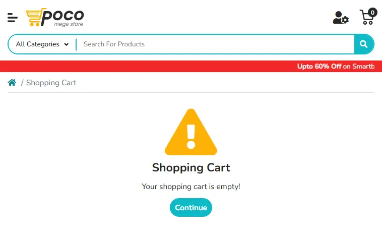 Shopping cart page of a demo store rendered on Chrome and Windows 11 in the TestMu AI cloud