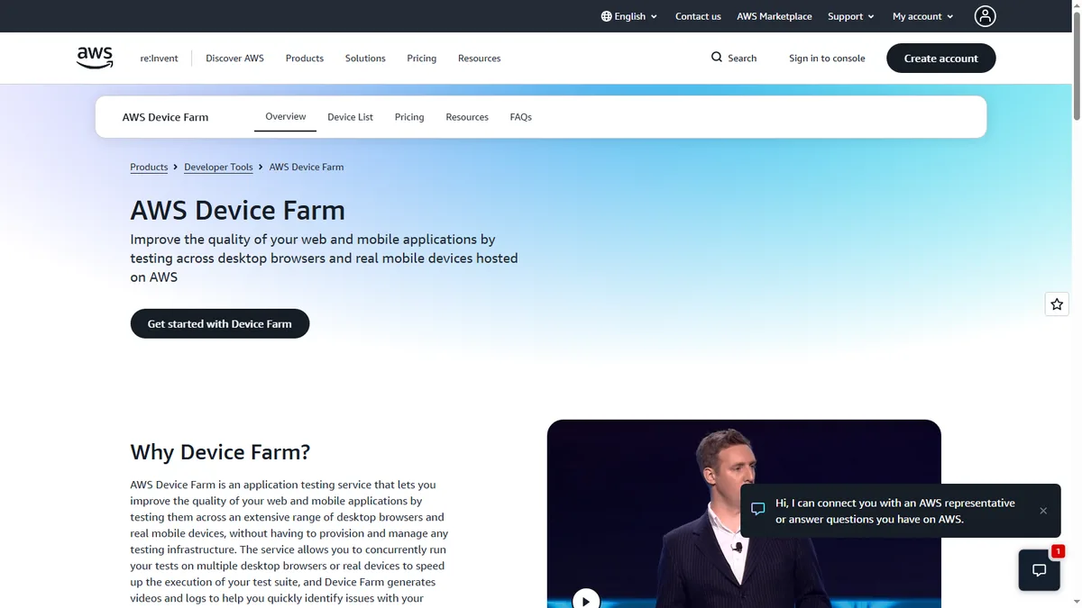 AWS Device Farm AWS Device Farm