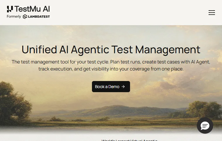 TestMu AI Test Manager unifies manual and automated mainframe test results TestMu AI Test Manager showing unified AI agentic test management that pulls automated and manual test results into one pass or fail cycle view
