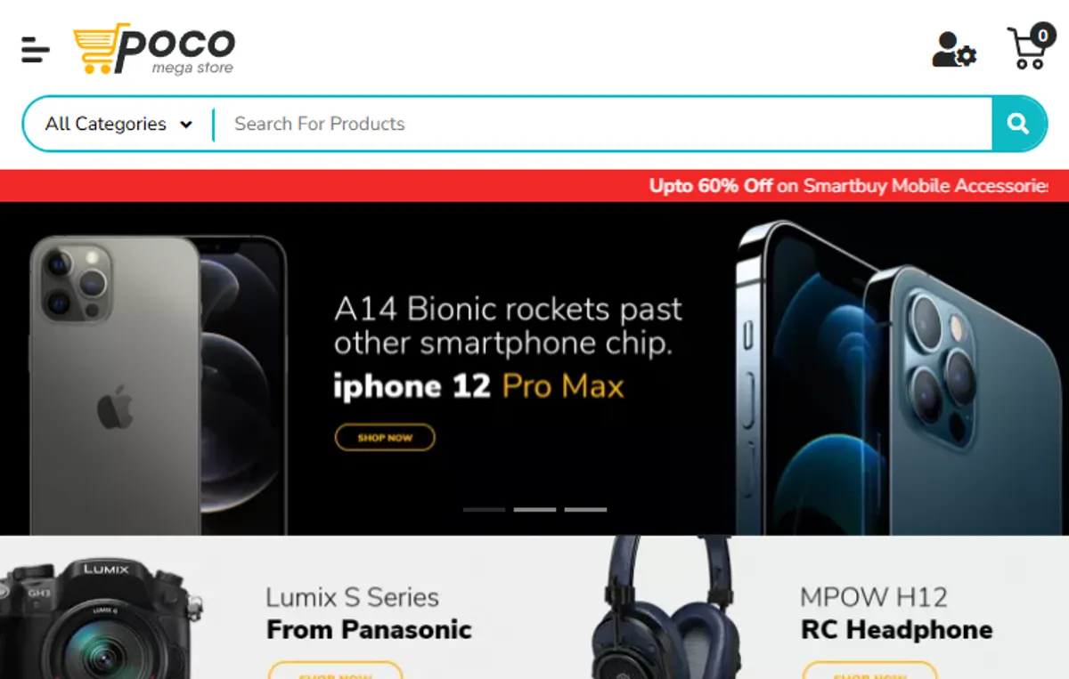 Thin-slice journey selection on the ecommerce playground, captured via Browser Cloud Ecommerce demo storefront captured through a TestMu AI Browser Cloud session while selecting release-gating journeys