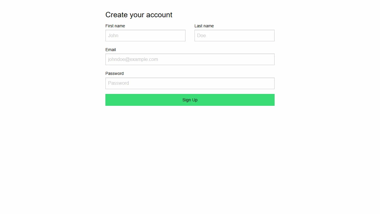 Foundation example output Foundation example rendered in Chrome