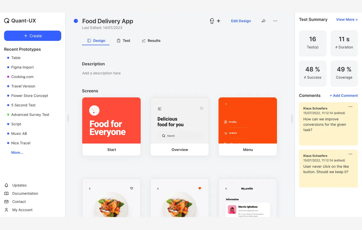 Quant-UX open source prototyping and testing tool Quant-UX open source prototyping and testing tool