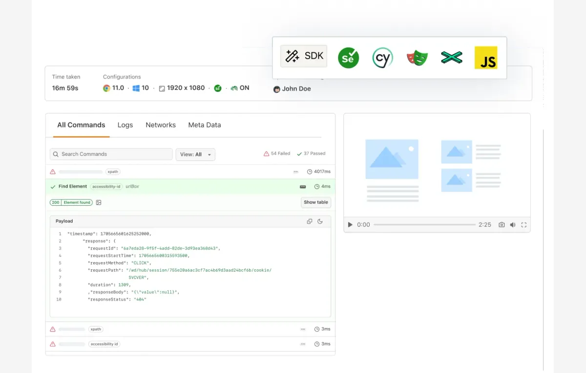 TestMu AI Automation Cloud TestMu AI Automation Cloud landing page