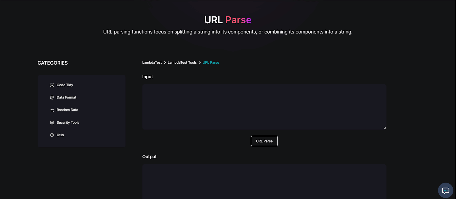 url parse url parse