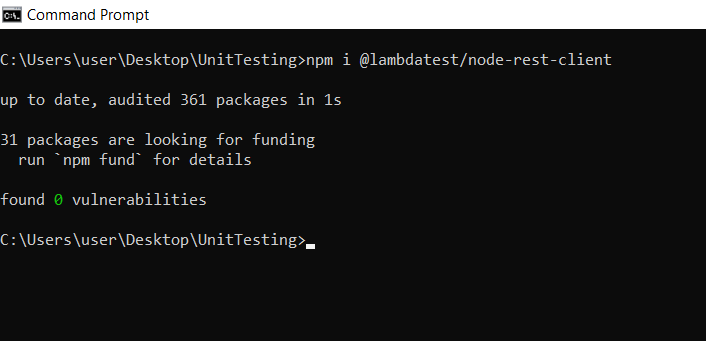user desktop unit testing user desktop unit testing