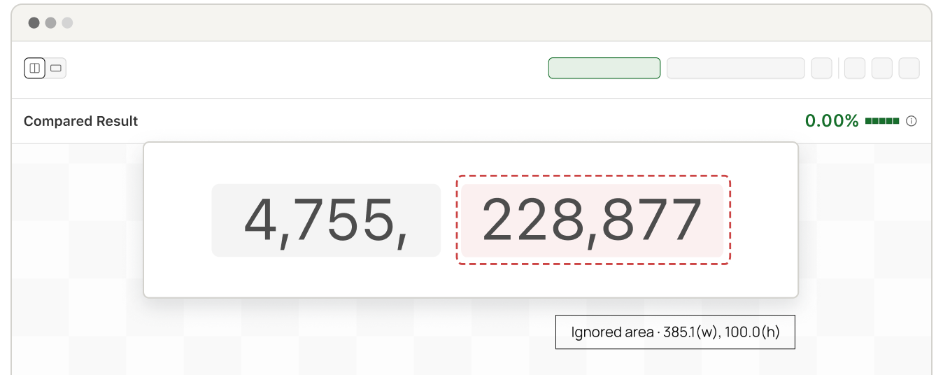 Ignore or Select Regions