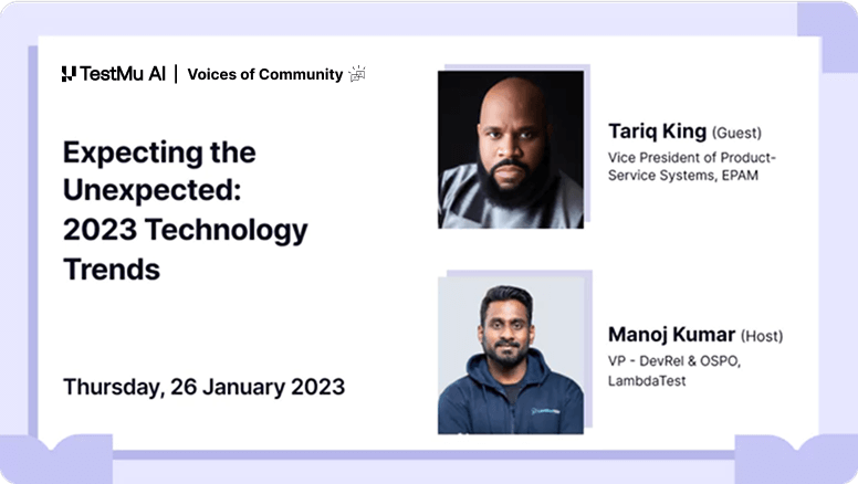 Expecting the Unexpected: 2023 Technology Trends