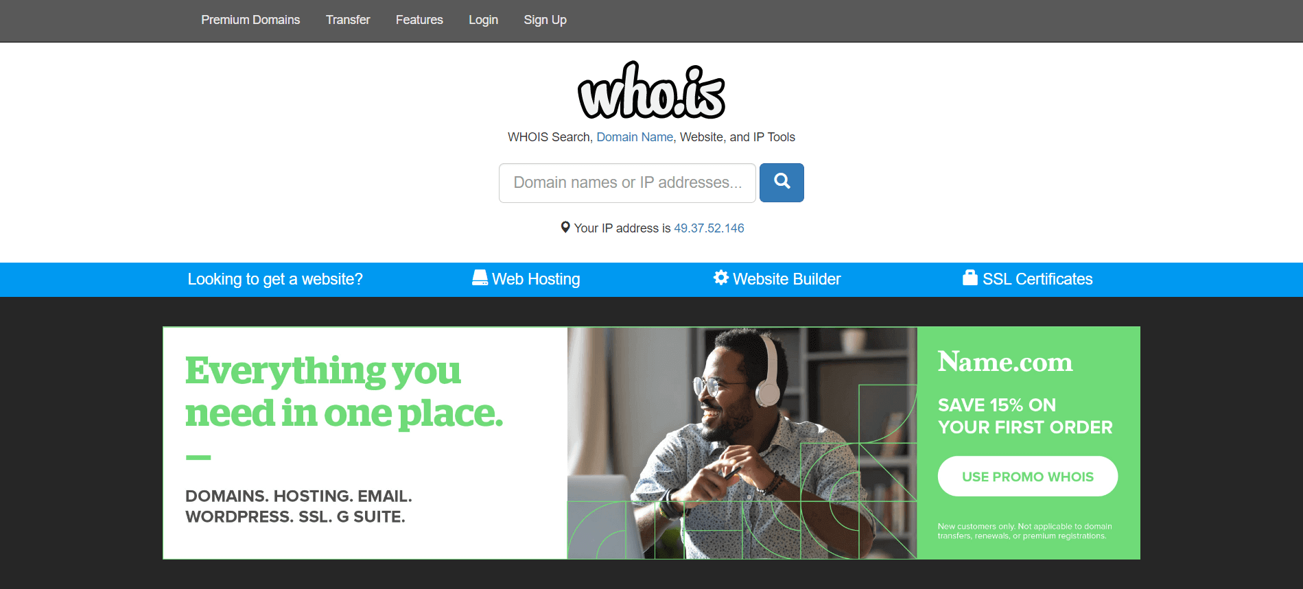 WHOIS Lookup WHOIS Lookup