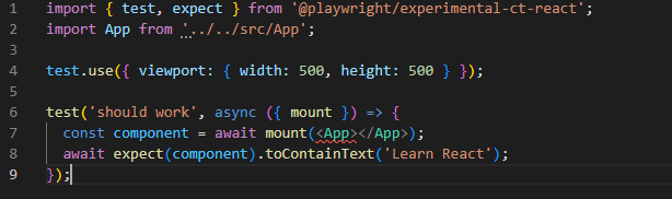writing the test writing the test