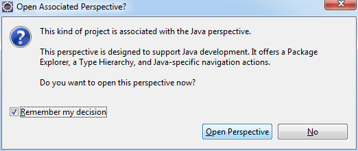 Open Perspective Open Perspective