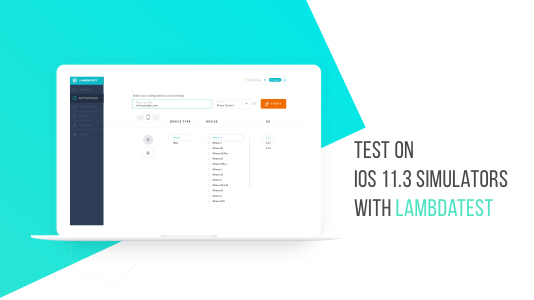 Test On iOS 11.3 Simulators With TestMu AI (Formerly LambdaTest) | TestMu AI (Formerly LambdaTest)