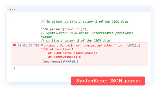 SyntaxError: JSON.parse: bad parsing | TestMu AI (Formerly LambdaTest)