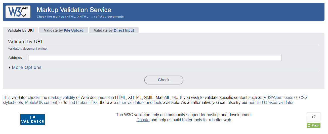 W3C Markup validation service for browser compatibility issues W3C Markup validation service for browser compatibility issues