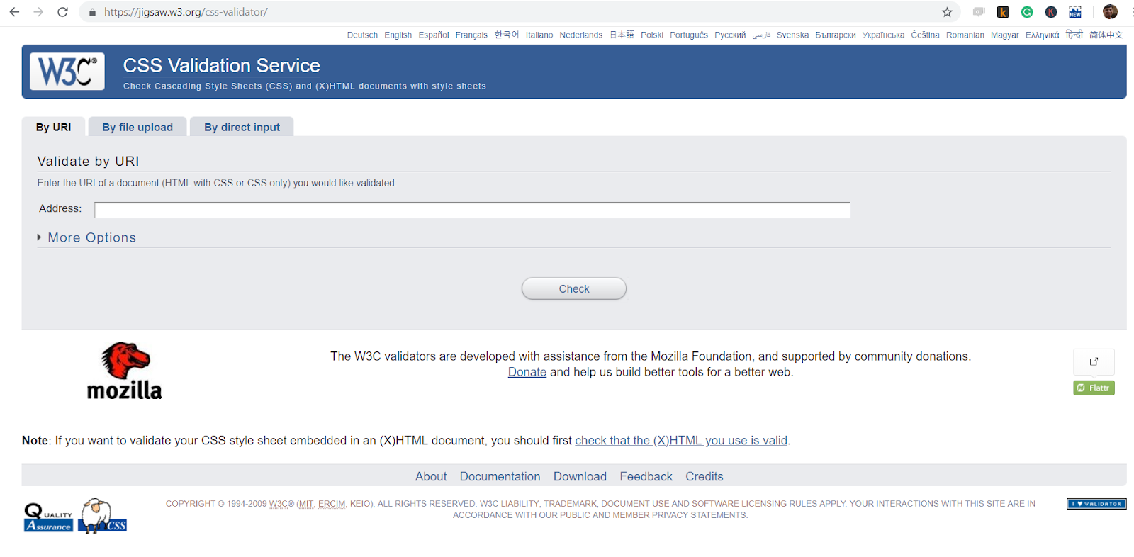 Jigsaw CSS Validator for browser compatibility check Jigsaw CSS Validator for browser compatibility check