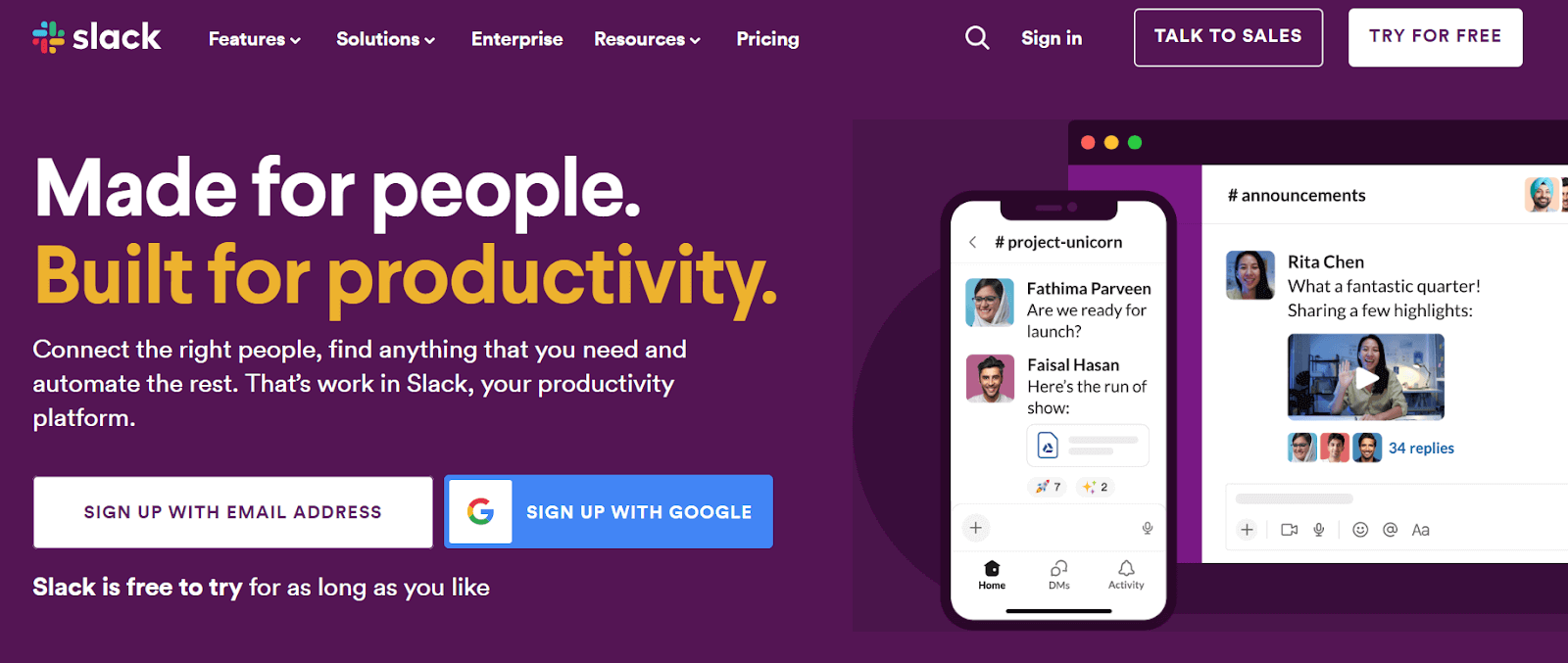 Slack is an instant mеssaging platform