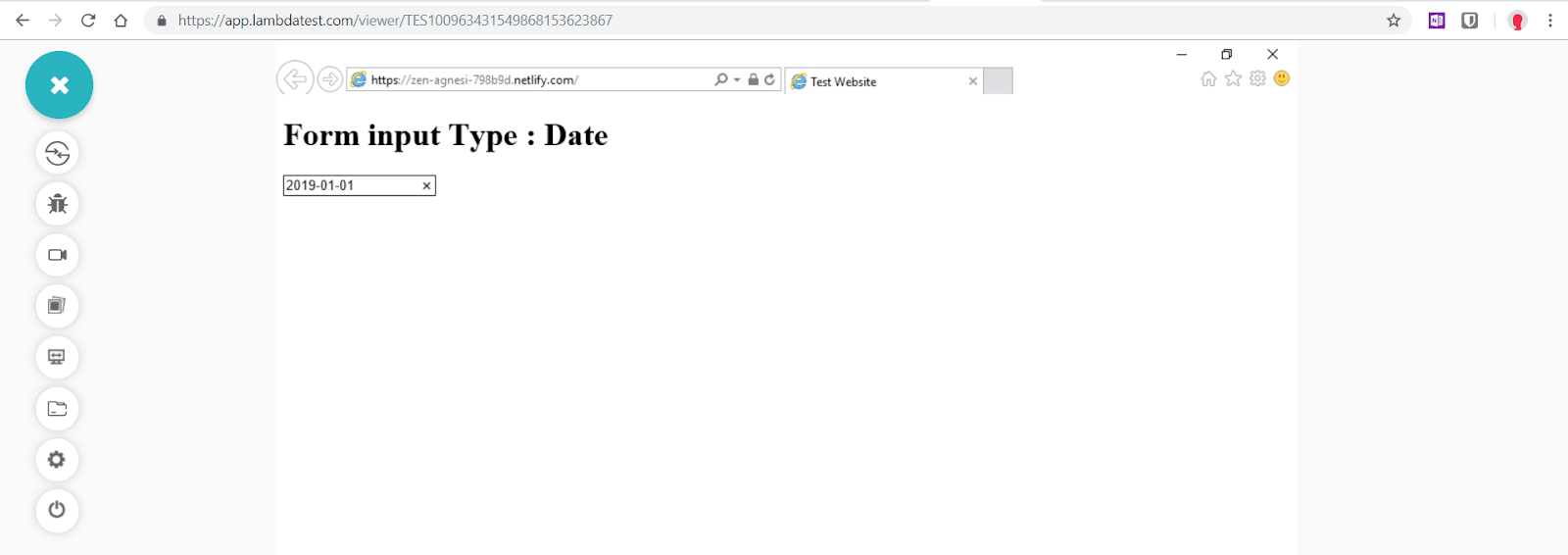 “Date” is not supported in Internet Explorer 11