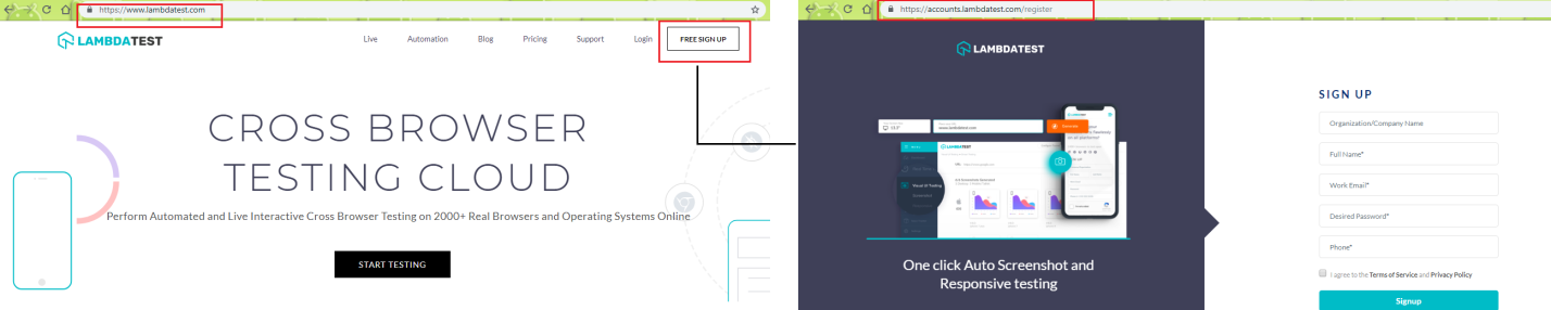 cross browser testing