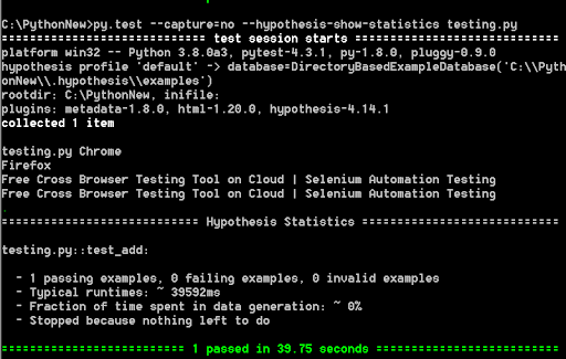 standard command standard command