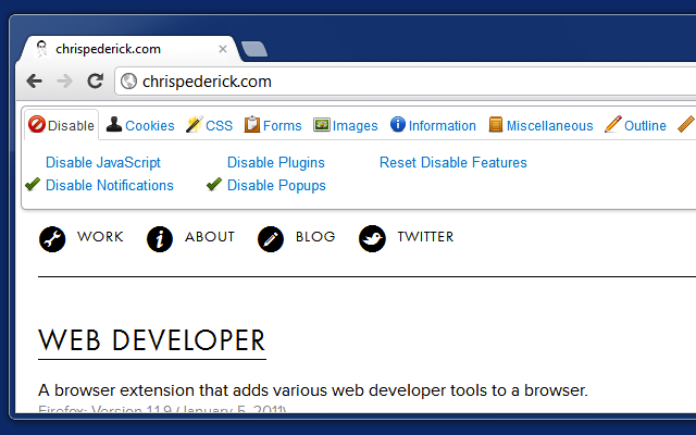 Web Developer - Web Development Tools Package Web Developer - Web Development Tools Package