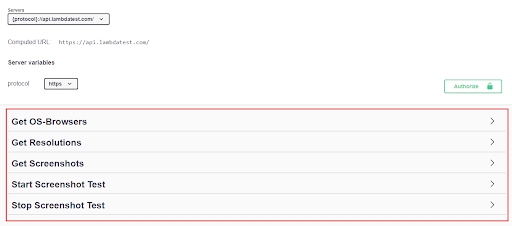 Screenshot API Screenshot API