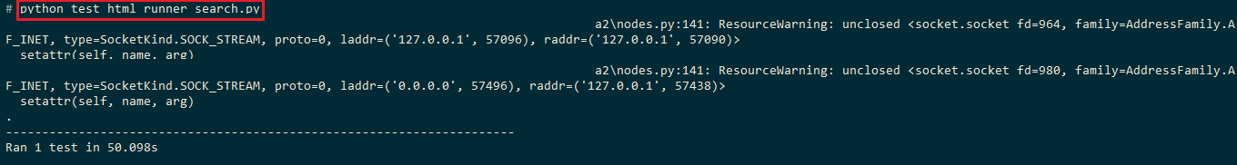 HTML-Test-Runner-Execution