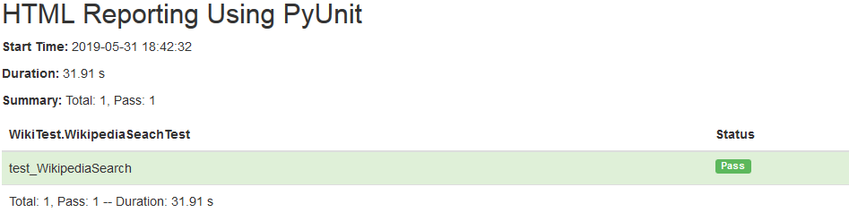 HTML-Wikipedia-Search-Report
