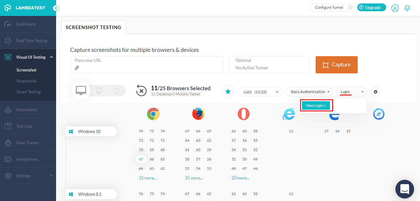 Login Profiles Login Profiles
