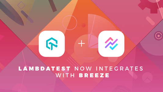 TestMu AI (Formerly LambdaTest) Now Integrates With Breeze | TestMu AI (Formerly LambdaTest)