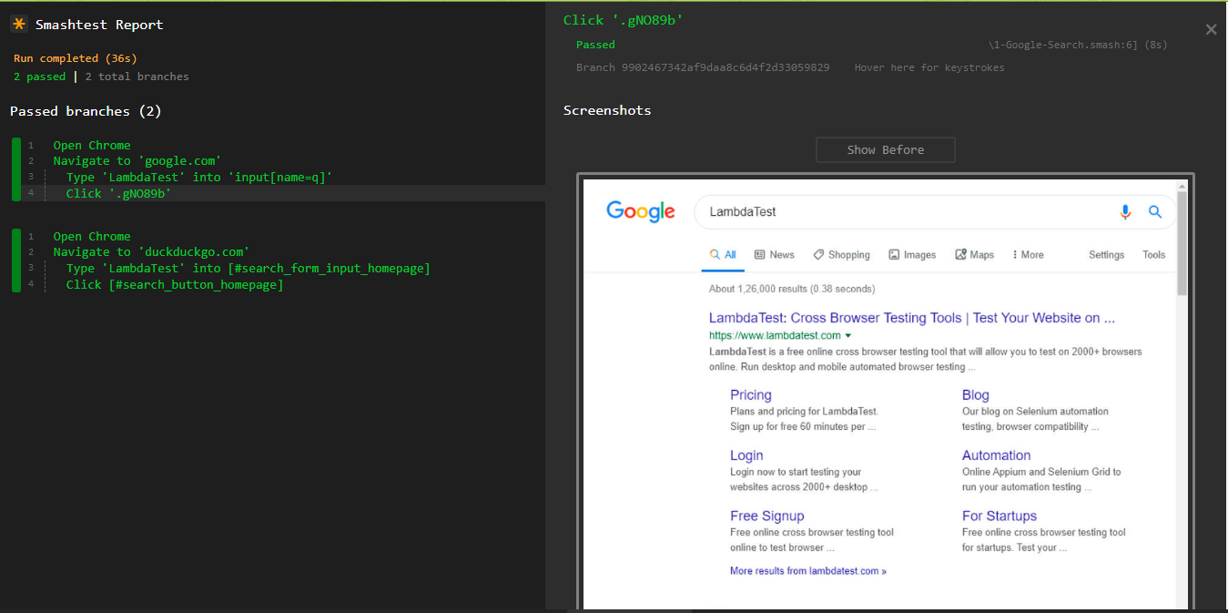 Demonstration and Execution