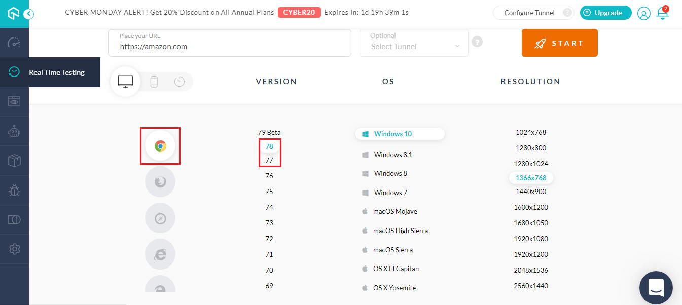 Test On Google Chrome 78 Test On Google Chrome 78