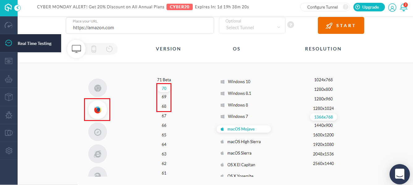 Test On Mozilla Firefox 70, 69 Test On Mozilla Firefox 70, 69