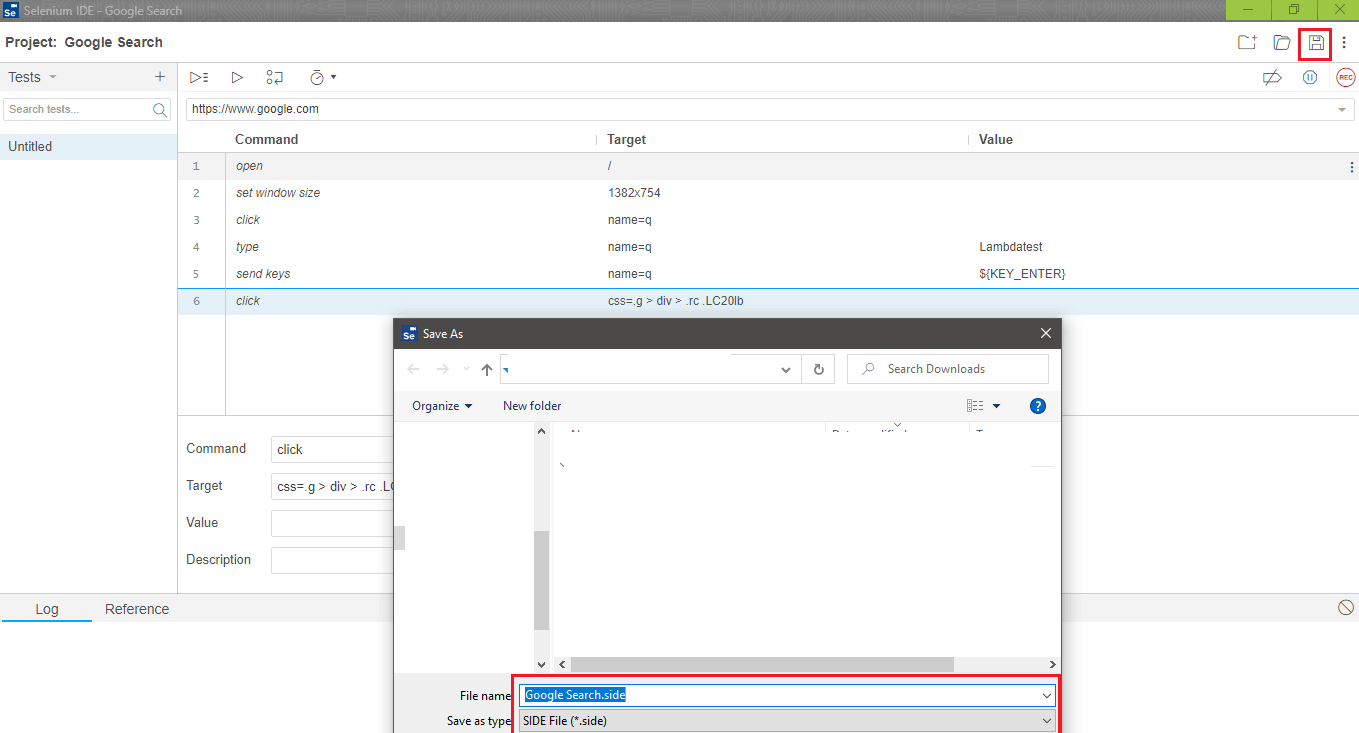 Selenium IDE tutorial, Selenium IDE tutorial,