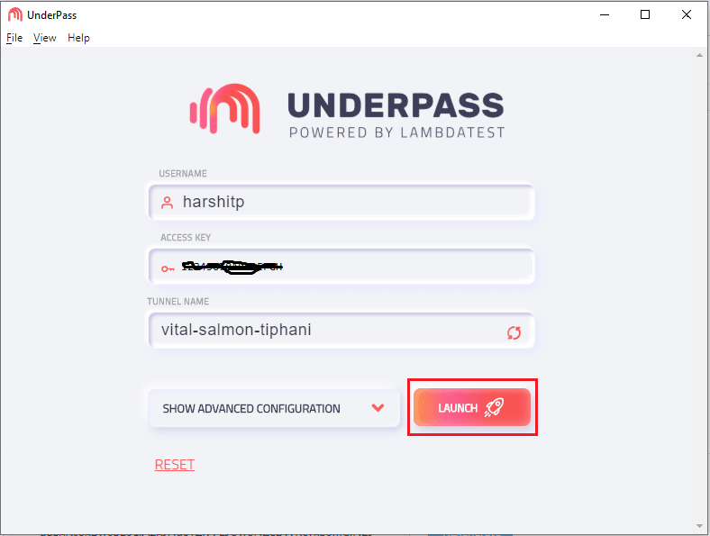 underpass app for local testing underpass app for local testing
